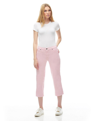 Chloe Crop Straight Jeans / Lotus