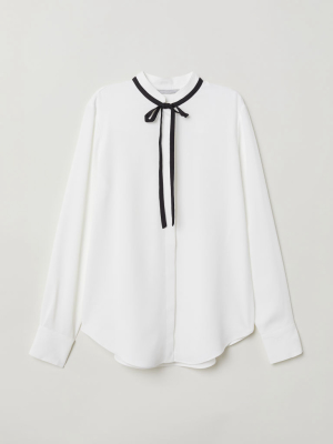 Crêped Blouse