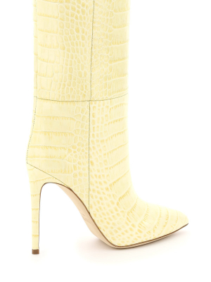 Paris Texas Embossed Knee-high Boots