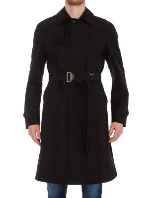 Alexander Mcqueen Belted Trench Coat