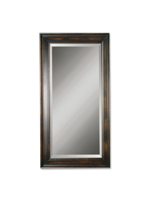 Rectangle Palmer Dark Wood Decorative Wall Mirror Mahogany - Uttermost