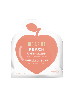Peach Smoothing Lip Sheet Mask