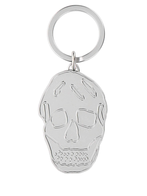 Alexander Mcqueen Skull Engraved Keyring