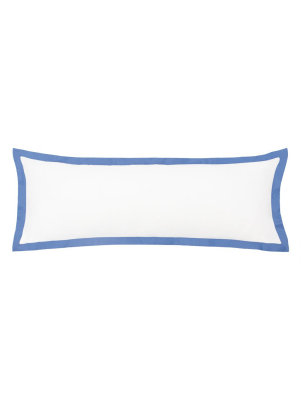 The Linden Capri Blue Extra Long Lumbar Throw Pillow