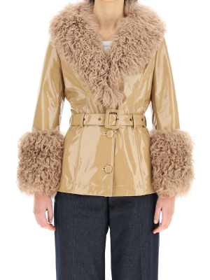 Saks Potts Shorty Belted Jacket