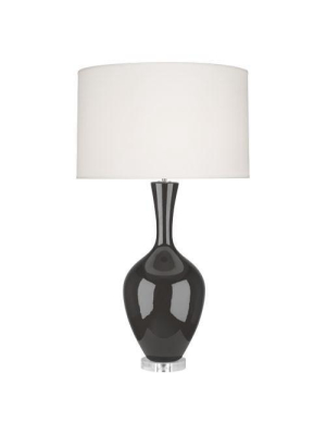 Audrey Table Lamp (multiple Colors) With Fondine Fabric Shade