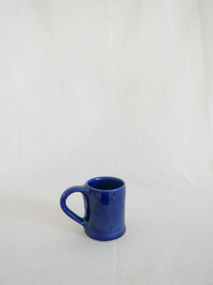 Mervyn Gers Espresso Cup In Blue Glaze