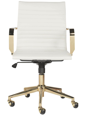 Jessica Office Chair, White