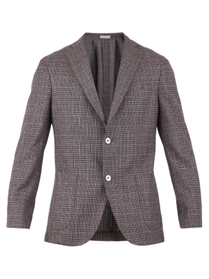 Boglioli Checked Single-breasted Blazer