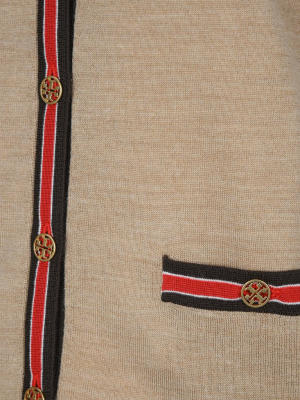 Tory Burch Madeline Color Block Cardigan