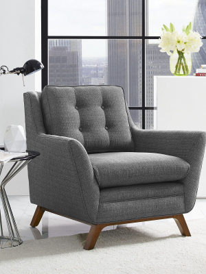 Beowulf Fabric Armchair Gray