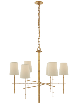 Grenol Medium Modern Bamboo Chandelier