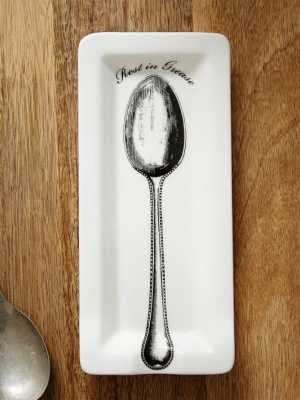 Fishs Eddy Spoon Rest - Rest In Grease