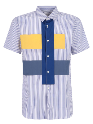 Comme Des Garçons Shirt Striped Poplin Shirt