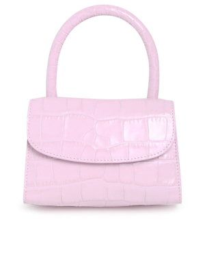 By Far Embossed Top Handle Bag