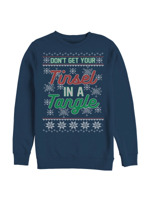 Men's Lost Gods Christmas Tinsel In A Tangle Sweatshirt