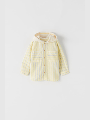 Striped Shirt With Trim