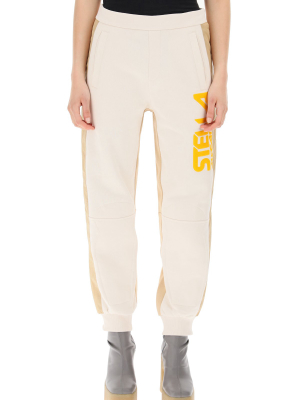 Stella Mccartney Logo Printed Panelled Sweatpants