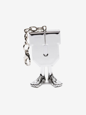 Undefeated X Medicom Uman Keychain - Chrome