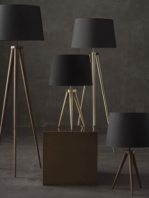 Triad Floor Lamp - Walnut