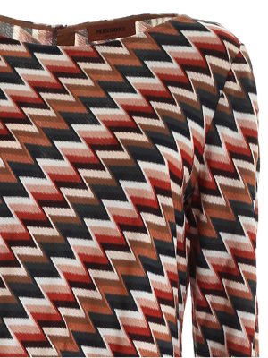 Missoni Zig-zag Patterned Mini Dress