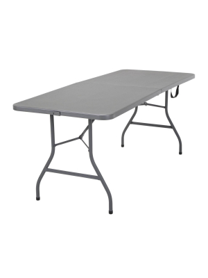 6" Blow Mold Centerfold Table Gray - Room & Joy