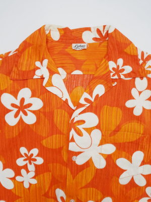 1970's Cotton Patterned Shirt S/s