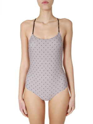 Red Valentino Polka Dot Swimsuit