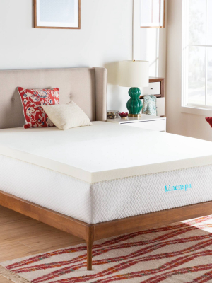 Essentials 3" Activerelief Memory Foam Mattress Topper - Linenspa