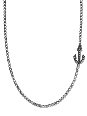 Embedded Anchor Necklace