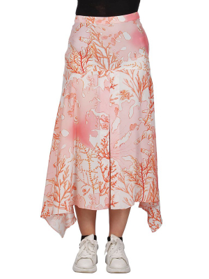 Stella Mccartney Handkerchief-hem Maxi Skirt