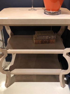 Olive Side Table Cerused Oak