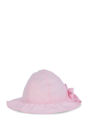 Il Gufo Bow Embellished Bucket Hat