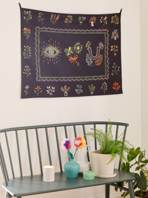 Briar Embroidered Tapestry