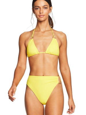 Vitamin A Ecorib Cosmo Halter Bikini Top