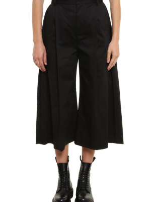 Moncler X Noir Kei Ninomiya Pleated Cropped Trousers