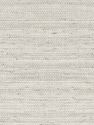 Luxe Weave Peel-and-stick Wallpaper In Lunar Rock From The Luxe Haven Collection By Lillian August