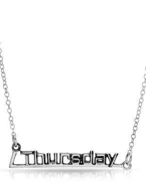 Thursday Necklace