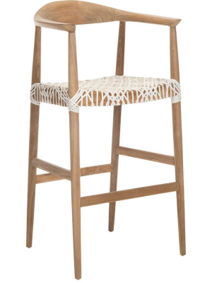 Baize Barstool White