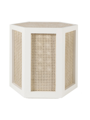 Maggie Cruz Home Dulce Stool - Simply White