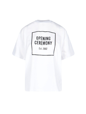 Opening Ceremony Box Logo Printed T-shirt