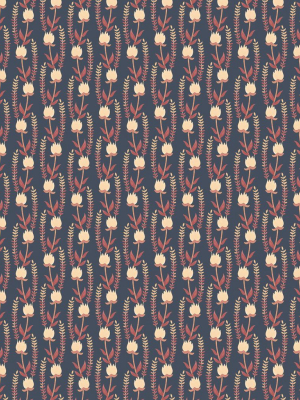 Clover Fields Wallpaper In Terracotta From The Wallpaper Republic Collection By Milton & King