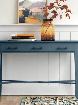 Elloree Console Table With Storage Navy - Threshold™