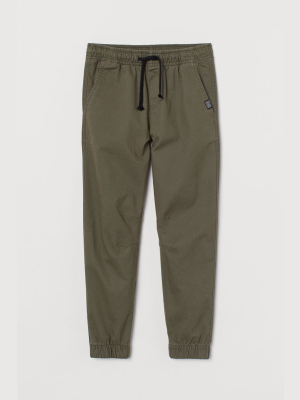 Cotton Twill Joggers