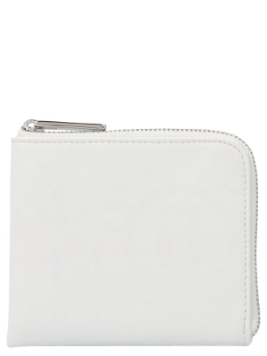 Mm6 Maison Margiela Logo Print Folding Wallet