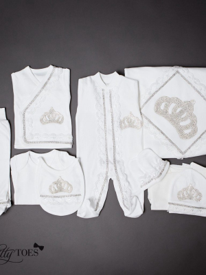 Silver Princess 10 Piece Newborn Set