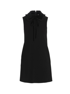 Redvalentino Bow-detailed Sleeveless Mini Dress