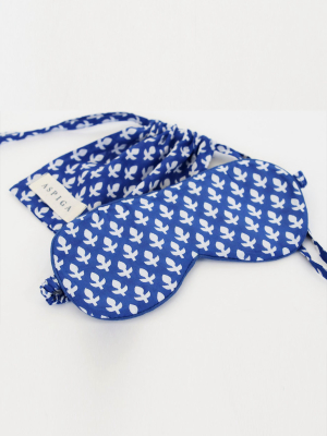 Eye Mask | Leaf Blue