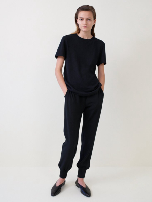 Co Collection Cashmere Tee In Black