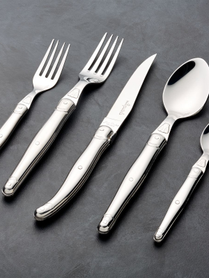 Laguiole ® Brushed Stainless Steel Flatware